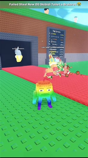 Failed steal a brainrot secret OG skibidi toilet a brainrot 🥹 #robloxbrainrot