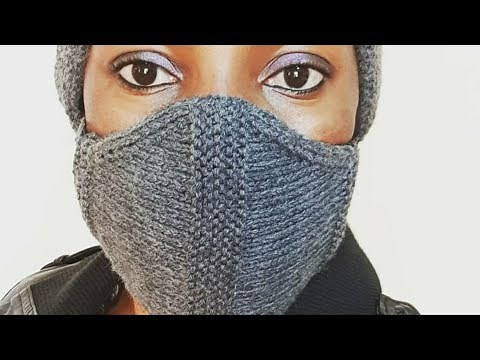 Easy to knit face mask Part 1