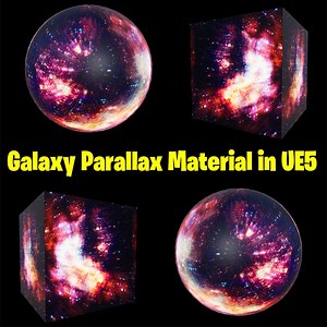 Galaxy Parallax Material in UE5 Tutorial | Community tutorial