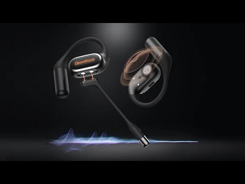 OpenRock Link 20: Open-Ear Headset with Magnetic Mic