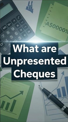 what are cheques Unpresented in accounting #brs