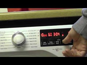 Hoover Dynamic Next, Overview of programs, options and wash times (Requested)