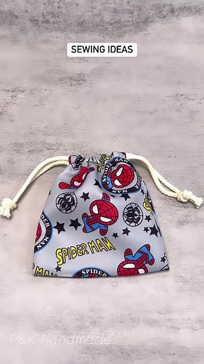 84K views · 1K reactions | Sewing Ideas殺Easy Diy Drawstring Bag | Sewing Tutorial | P&K Handmade | วิธีเย็บผ้าง่ายๆ #Reels #sewing #handmade #sew #sewingideas #sewingtips #sewingprojects #drawstringbag #sewingtutorial #สอนเย็บผ้า #สอนเย็บกระเป๋าผ้า | P&K Handmade | Facebook