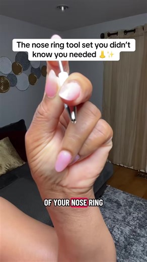 Horseshoe Nose Ring Installation Made Easy