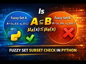 Fuzzy Set Subset Logic EXPLAINED | Python Implementation