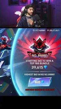 Legendary Auction pe 20lakh Diamonds entry 🔥😍 #freefire