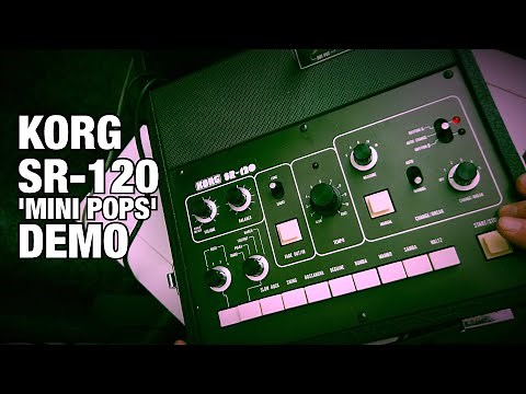 KORG SR-120 MINI POPS SOUNDS AND PATTERNS DEMO - ROCK