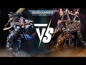 NEW Space Wolves Vs Chaos Space Marines: 2000pts Warhammer 40K Battle Report