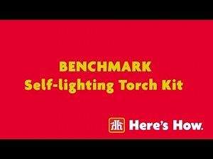 Easy Ignition with the Benchmark Self-Lighting #Torch, Here's How