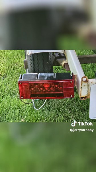 progress on the canoe rig. dropping the mag lights and adding a legit set of waterproof lights and guide rails to the trailer. couple more tweaks and it'll be ready. #summerproject #canoe #kayak #fyp #diy