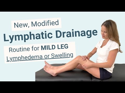 Lymphatic Drainage Routine for Mild LEG Lymphedema: New Modified Version!