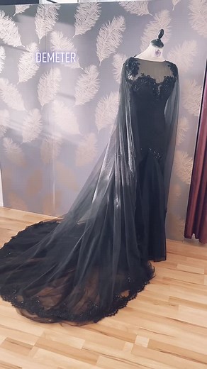 Demeter Gown: Gothic Wedding Dress Inspiration
