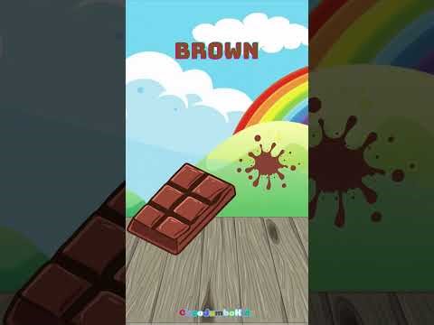 Brown Color Song for Kids | Learn Colors #Shorts #shortsfeed #kidslearning