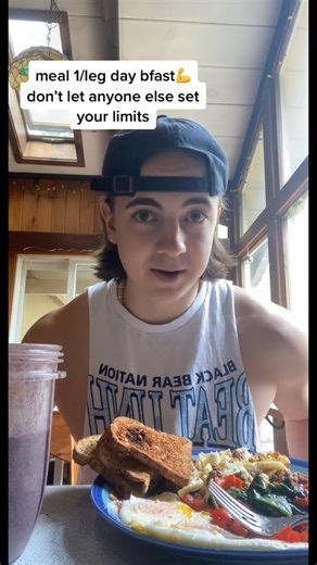 all we’re fed is junk and lies.. so find your own truth and go into it recognizing anything is possible, and we’re the only things that determine what isn’t.. stay on your path, and see if you can open your eyes to what you’re not doing to make your goals happen👊 bta🙏♾ #meal1#legdaybfast#gainz#workhard#healthyeats#havefun#bekind#beyou | Bamthesam