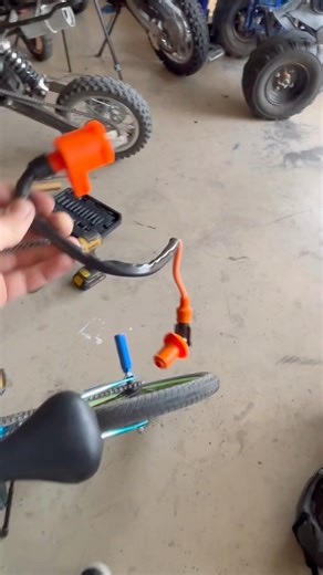 Fixing spark plug wire