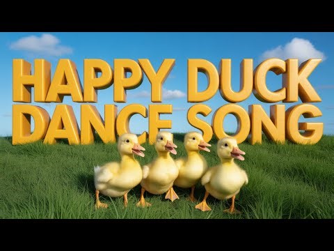 Happy Duck Family Song | English Kids Music with Quack Quack Sound and Colorful Animation
