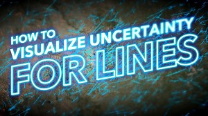 How to visualize uncertainty for lines