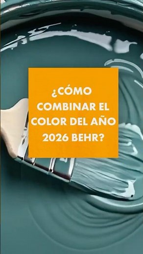 🎨 ¿Cómo combinar el Color del Año 2026 BEHR?