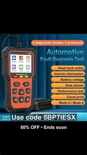 Vehicle Code Reader Auto Obd2 Scanner Diagnostic Tool for car Vehicle Error Code Reader Small car…