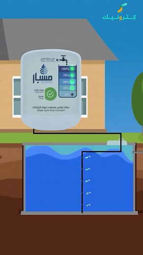 جهاز مسبار لقياس مستوى مياه الخزانات