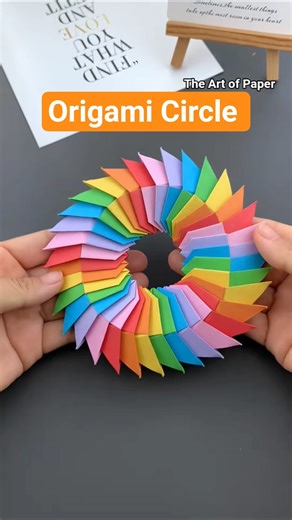 DIY Modular Origami: Step-by-Step Rainbow Paper Craft Tutorial