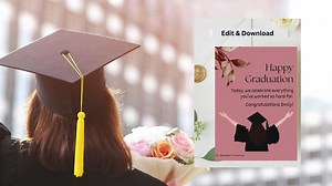 Editable Graduation Invitation Template: Class of 2025 (digital Card - Etsy