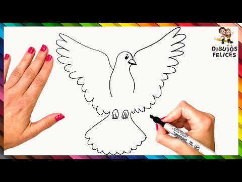 Cómo Dibujar Una Paloma 🕊️ Dibujo Fácil De Paloma Paso A Paso
