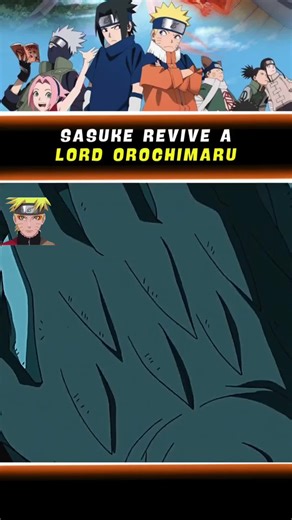 Sasuke Revives Orochimaru in Naruto Shippuden