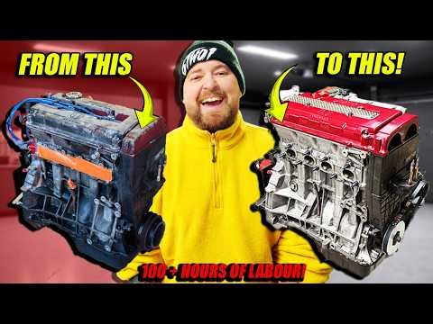 SAVING A 28 YEAR OLD RARE JAPANESE ENGINE B18C