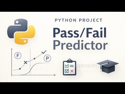 Project: Logistic Regression in Python | Student Pass Fail Prediction | Machine Learning Project