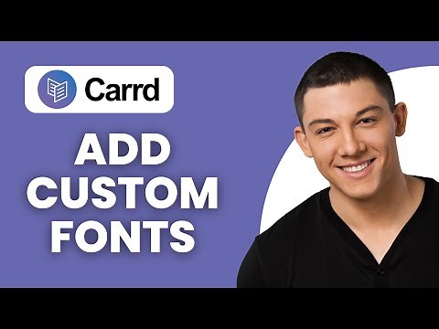 How to Add Fonts to Carrd
