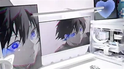 TRYX创氪星系显示屏搭配CPU水冷，散热更高效，长时间游戏不降频，画面流畅无延迟。