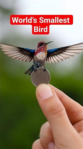 World’s Smallest Bird 🐦 | The Tiny Bee Hummingbird from Cuba