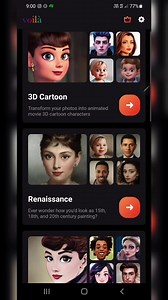 Voila is the next new thing so let's take a look at how to create some AI Art from your photos. How to make your cartoon avatar using Voila AI Artist Step 1: Download Voila AI Artist for iPhone or Android, and launch the app. It will ask for permission to use your phone's camera roll. Step 2: Select from among the four styles: 3D Cartoon (what I used here), Renaissance, 2D Cartoon and Caricature. Tap the arrow to begin. Step 3: Your camera roll is now open. Select the photo you want to use, or t
