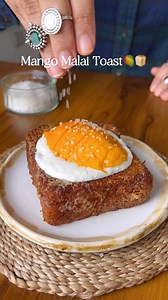 339K views · 1.9K reactions | Mango Malai Toast 省 Crispy, buttery...