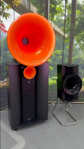 Horn Speakers ❤️ Avantgarde Acoustics Audiophile Stereo Sound System HiEnd Audio HiFi Music Setup