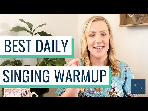 The Best Daily Vocal Warmup with the Singing / Straw