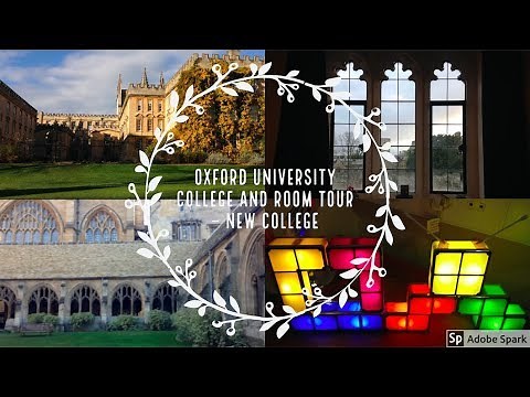 OXFORD UNIVERSITY COLLEGE AND ROOM TOUR (NEW COLLEGE)