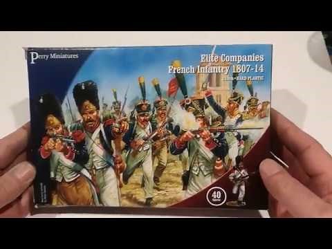 Perry Napoleonic French Infantry Elite Companies Unboxing
