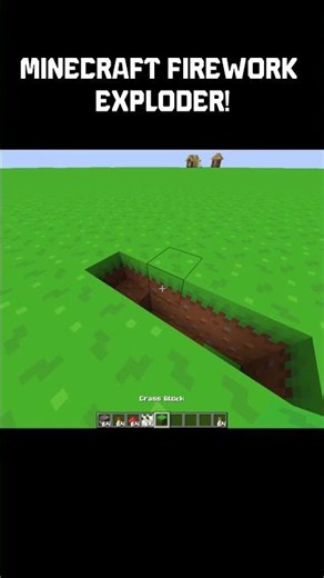 HOW TO MAKE FIREWORK EXPLODER #minecraft #gamingshorts #minecraftbuilds #foryou