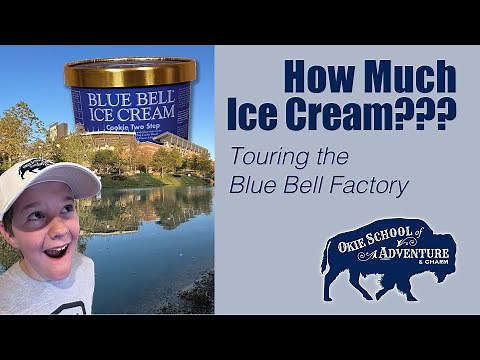 That’s A LOT of Ice Cream! - Blue Bell Ice Cream Factory Tour
