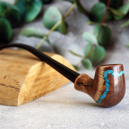Handcrafted Long Churchwarden Pipe for the Discerning Smoker - Etsy Australia