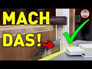 KENNST DU DIESEN TRICK?! | PERFEKTE Schlitz und Zapfen in SEKUNDEN mit TIschkreissäge #wickiswelt