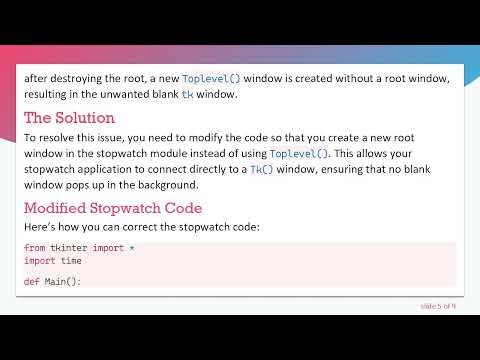 Solving the Issue of Blank tk Window Popping Up in Your Tkinter Program