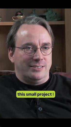 Linus Torvalds Explains The Beginning Of Linux #shorts #linux #opensource #programming