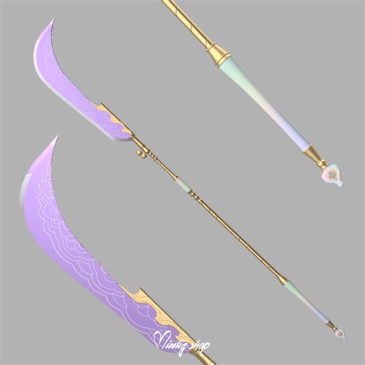 3D Print | Inspired Kpop Mira Weapon / Spear Gok-do - Etsy
