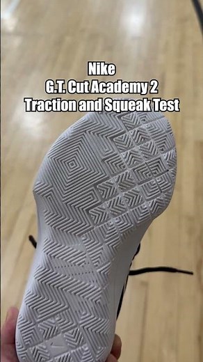 Nike G.T. Cut Academy 2 Traction and Squeak Test #nike #nikebasketball