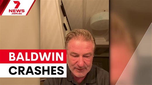 Alec Baldwin crashes into tree avoiding truck