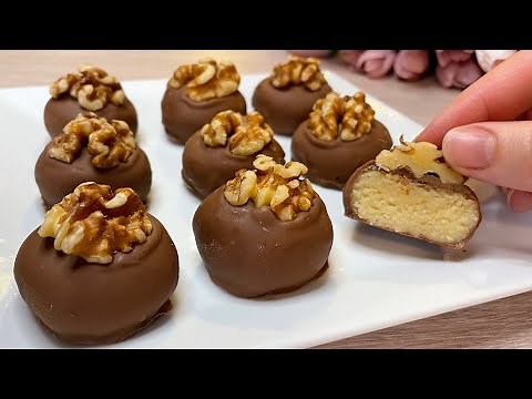 Only four ingredients no bake dessert. Gluten free almond truffles everyone will love!