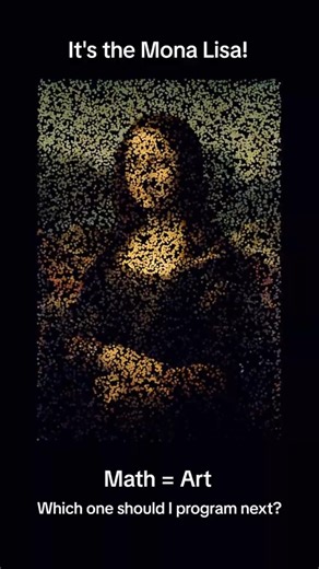 10,000 dust particles turn into a masterpiece. #coding #programming #science #satisfying